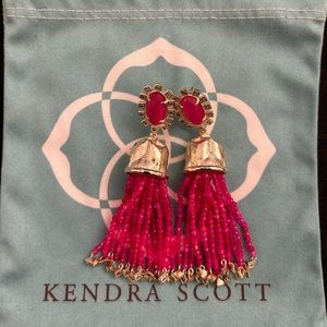 Kendra Scott Hot Pink Statement Earrings